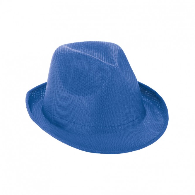 Hut mit sublimiertem Band Farbe köngisblau