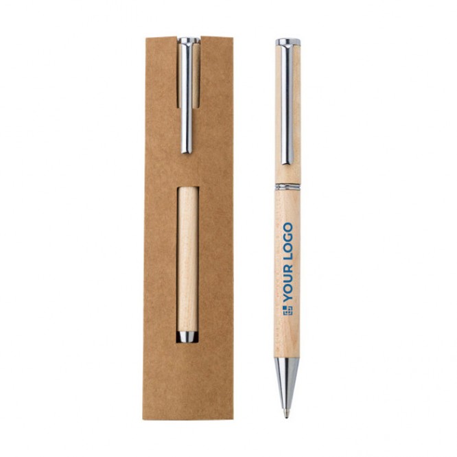 Kugelschreiber der Marke Dokumental® aus Ahornholz
