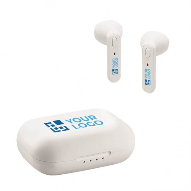 Bluetooth-Kopfhörer 5.0 zum Bedrucken Farbe weiß