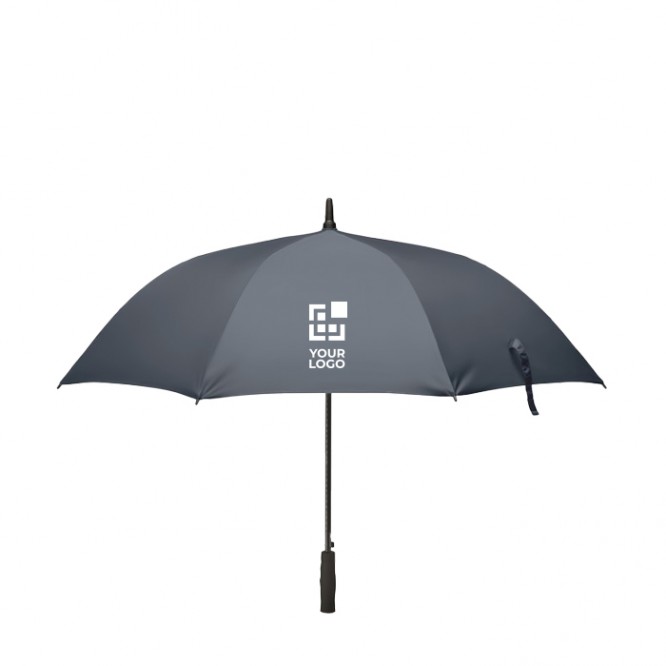 Elegante bedruckte winddichte Regenschirme Farbe schwarz