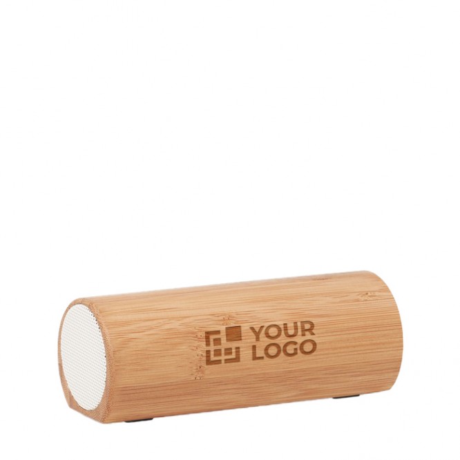 Werbeartikel Lautsprecher mit Bambusgehäuse