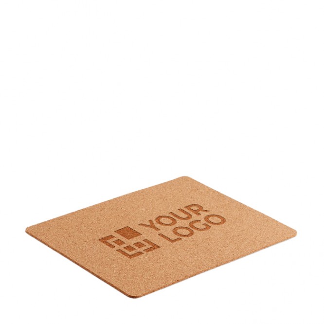 Mousepad aus Kork Farbe beige