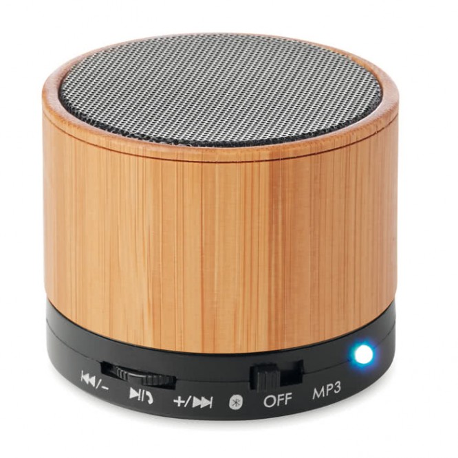 Bluetooth-Lautsprecher aus Holz für Werbung