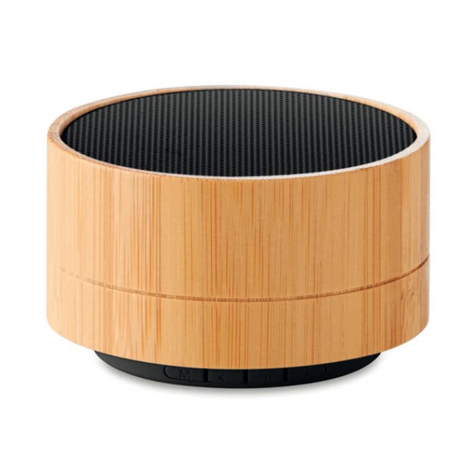 Bluetooth-Lautsprecher Bambus bedrucken Farbe schwarz