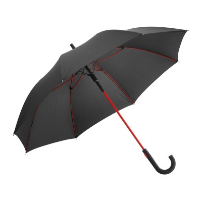 Widerstandsfähiger Schirm mit farbigen Rippen