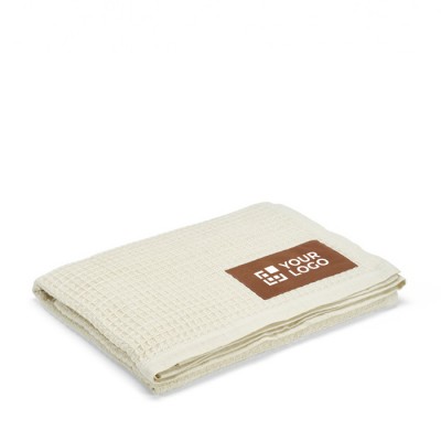 Decke aus Baumwolle mit bedruckbarem Aufnäher, 200 g/m2