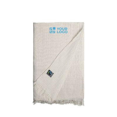 Strukturierter Schal aus Fairtrade-Baumwolle 