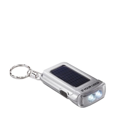 Schlüsselanhänger mit solarbetriebener Taschenlampe