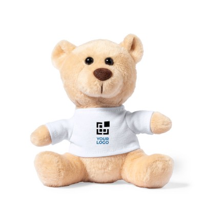 Weicher Teddybär mit weißem T-Shirt