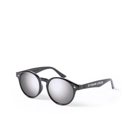 rPET-Sonnenbrille mit verspiegelten Gläsern bedruckt