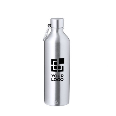 Flasche aus recyceltem Aluminium mit mattem Finish, 800 ml