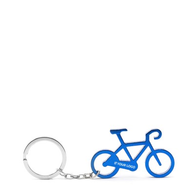 Schlüsselanhänger in Form eines Fahrrads als Werbeartikel