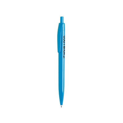Farbiger Kugelschreiber mit glänzender Oberfläche Ansicht mit Druckbereich