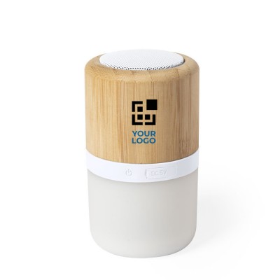 Bluetooth-Lautsprecher aus Bambus als Werbemittel, Farbe holzton