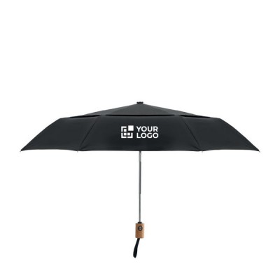 Windfester, faltbarer Regenschirm aus 190T Polycotton, Ø99 cm 