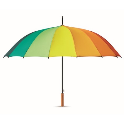 Großer Regenschirm mit Logo bedrucken Farbe gemischt zweite Ansicht