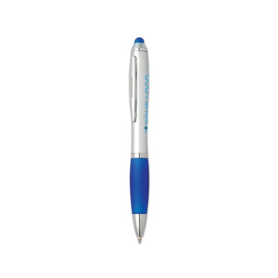 Kugelschreiber mit Touchpen in verschiedenen Farben Ansicht mit Druckbereich