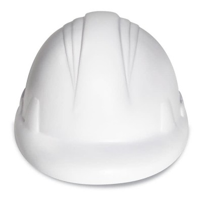 Antistress-Ball in Helmform Farbe weiß