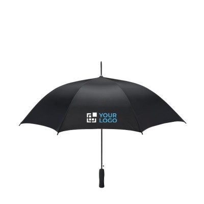 Einfarbiger Regenschirm Werbemittel winddicht 23" Ansicht mit Druckbereich