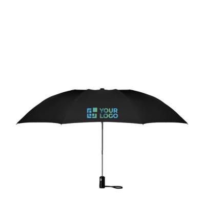 Eleganter Regenschirm faltbar mit Logo bedruckt