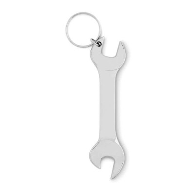 Schlüsselanhänger in Form eines Schraubenschlüssels