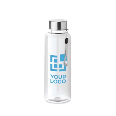 Bedruckte wiederverwendbare Flasche, BPA-frei Ansicht mit Druckbereich