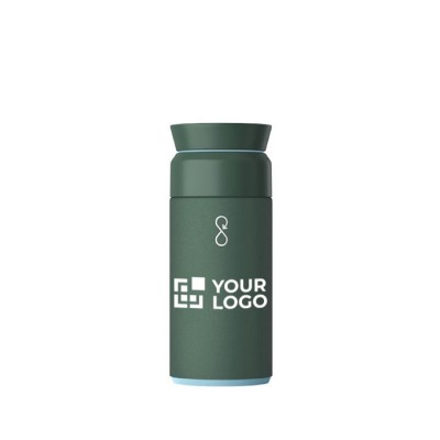 Edelstahl-Thermosflasche aus recyceltem Ozean-Plastik