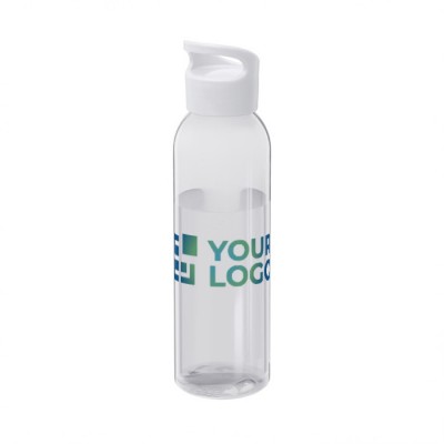 Transparente Flasche aus recyceltem Kunststoff, 650 ml