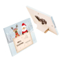 Tisch-Adventskalender mit A5-Aufsteller auf der Rückseite
