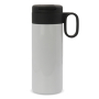 Edelstahlbecher mit Deckel, der als Becher dient, 400 ml