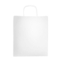 Große klassische Kraftpapiertasche mit Griffen, 110 g/m2