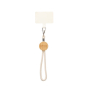 Armband mit Ausweishalter am Baumwollseil mit Bambusdetail