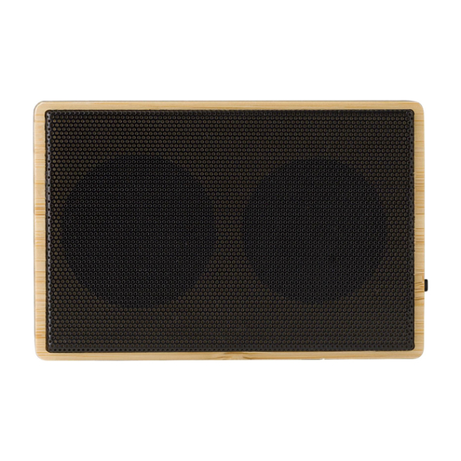 Kabelloser Lautsprecher 5.0 aus Bambus mit Solarladung „Solar Bamboo“