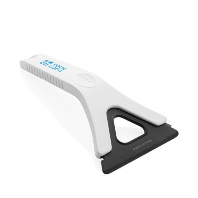 3-in-1-Eiskratzer aus recyceltem Kunststoff mit 3 Funktionen