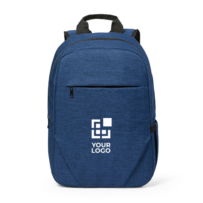 Rucksack aus 300D RPET, Frontfach mit Reißverschluss, 18 L Hauptansicht