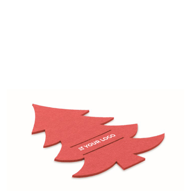 Bedruckte Besteckhalter Weihnachten Farbe grün erste Ansicht