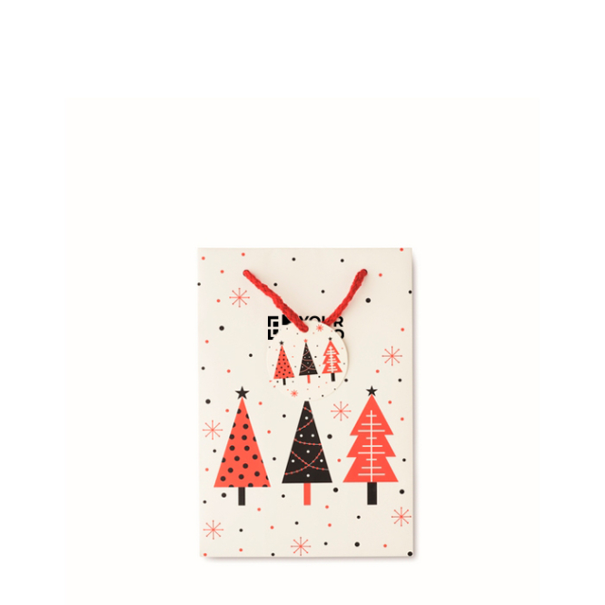 Weihnachts-Geschenktüte Papier klein