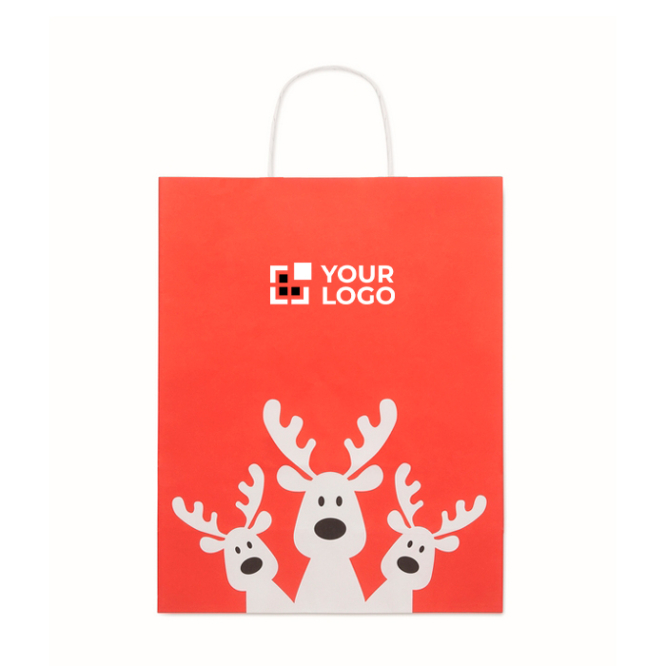 Weihnachts-Geschenktüte Papier groß EU