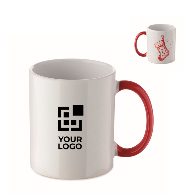Weihnachts-Keramiktasse mit Henkel 300 ml
