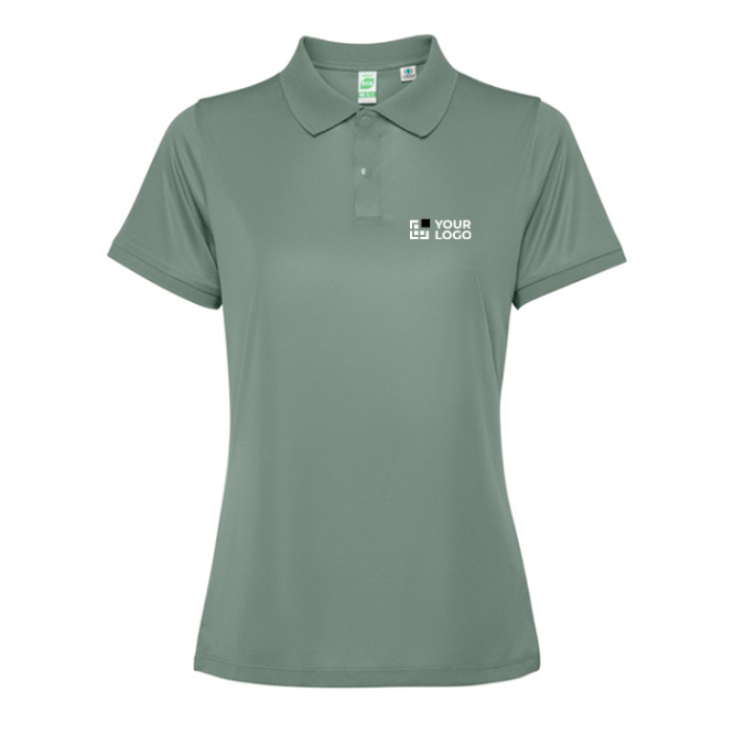 Damen-Poloshirt aus recyceltem Polyester 125 g/m2 Roly Direct Tormo 