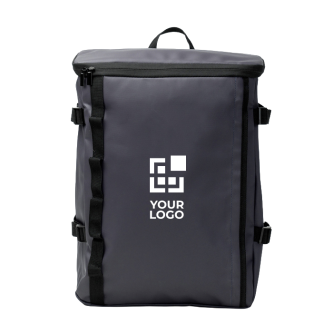 Rucksack Kunstleder Laptop mit Reißverschluss 16 Zoll