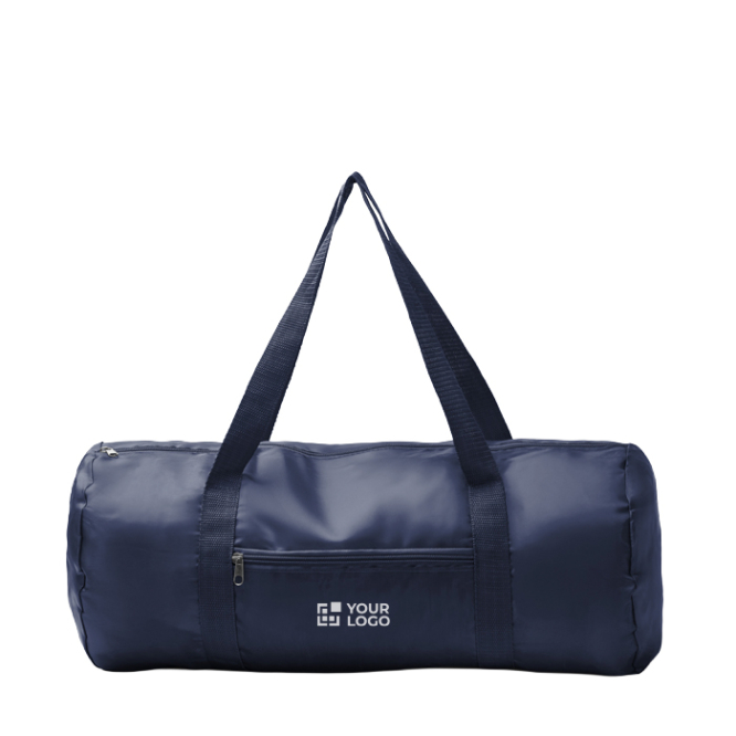 Faltbare Sporttasche aus recyceltem Kunststoff mit Reißverschluss