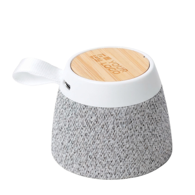 Kabelloser Lautsprecher mit Bambusgehäuse und Magnethalterung 5 W