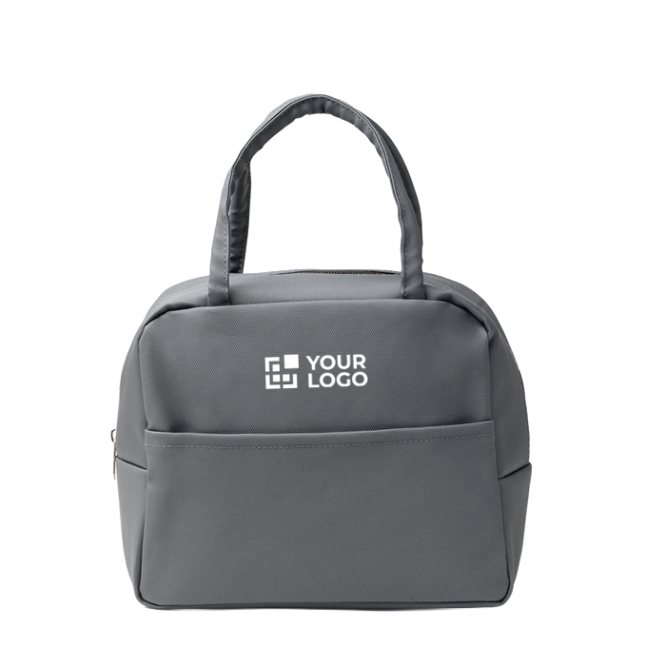 Kühltasche mit Isolierinnenfutter und Fronttasche aus Kunstleder 8 L