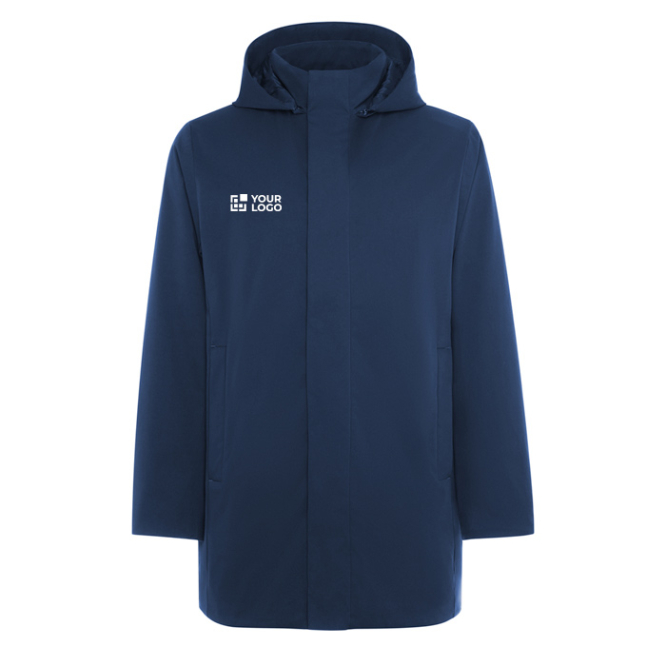 Parka unisex 3 4 mit Kapuze und Reißverschluss Roly Dome