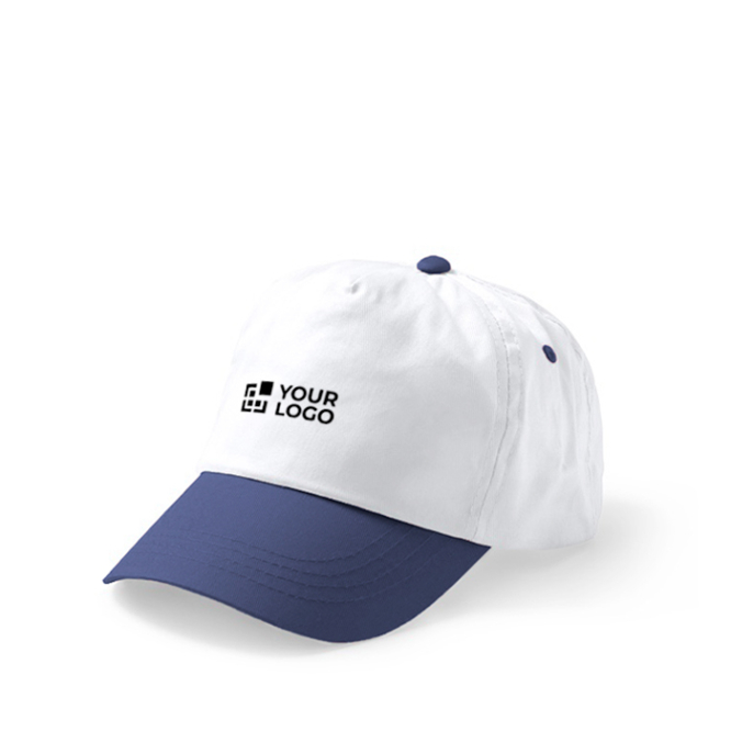 5-Panel-Kappe aus Baumwolle mit Belüftungslöchern, 170 g/m2
