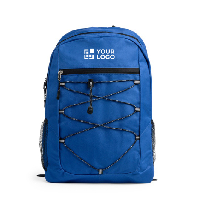 Sportlicher Rucksack aus 600D Polyester mit Frontreißverschluss