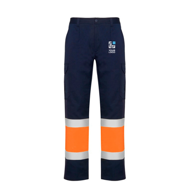 Warnschutz-Arbeitshose mit Taschen, 200 g/m2 Roly Naos 