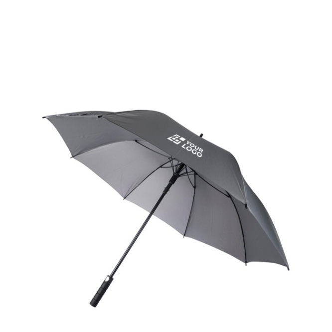 Automatik-8-Paneel-Regenschirm mit Klettverschluss, Ø120 cm