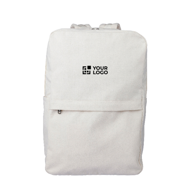 Laptoprucksack klassisch rPolycotton für Geräte bis 15